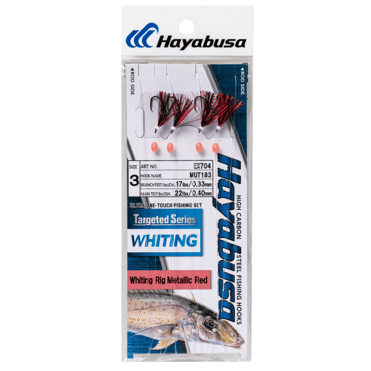 Whiting Rig Spark Metallic red