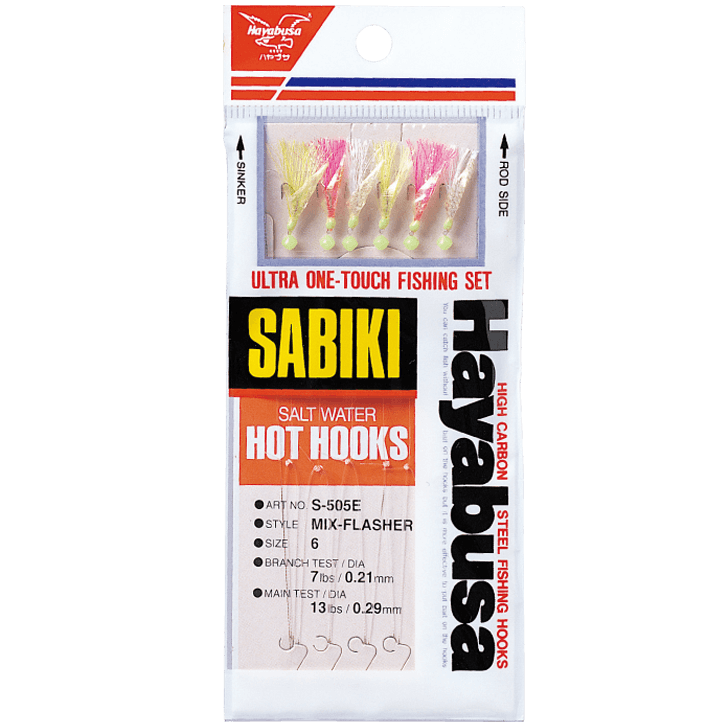 SABIKI MIX-FLASHER 6HOOKS