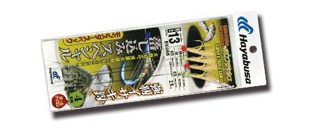EX468 Super Strong Sabiki Saba-Kawa＆Gold Flasher 4Hooks